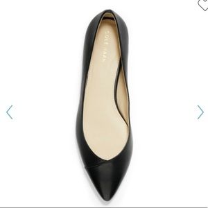 Cole Haan Braylee Skimmer Flat Black Size 10 1/2 B